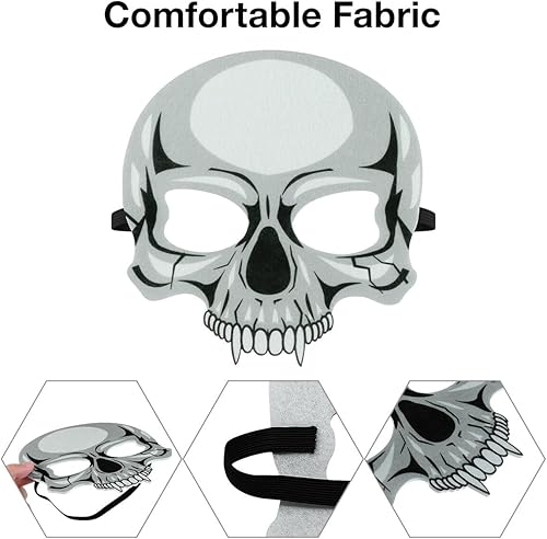 Miniatura 3 de Máscara de espuma de superhéroe de Halloween, caricatura, monstruo, murciélago, araña, máscaras de fieltro para niños, recuerdos de fiesta de