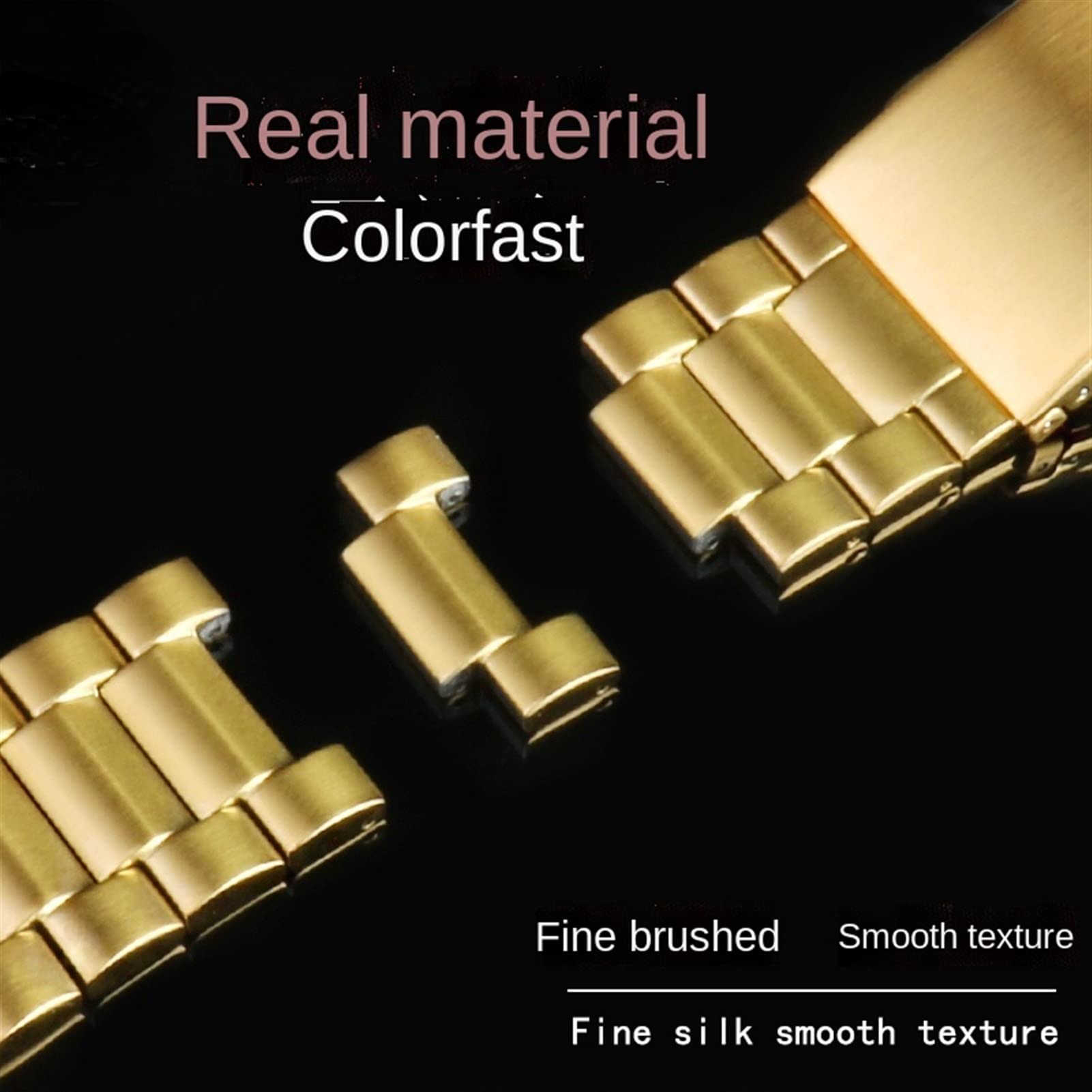 Dla oleju napędowego DZ7333 DZ4344 zegarek duża tarcza mężczyźni metalowy pasek do zegarka ze stali nierdzewnej złoty pasek 24MM 26MM 28MM bransoletka