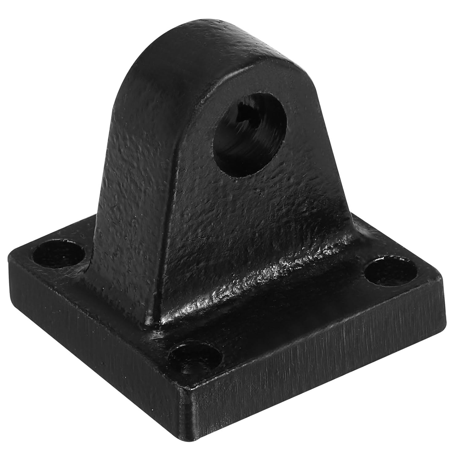 PATIKIL 45x45x46mm Air Cylinder Foot Flange Foot Flange Foot Flange Rod Pivot Clevis Pneumatic Mounting Bracket Rear Mount Parts, Black