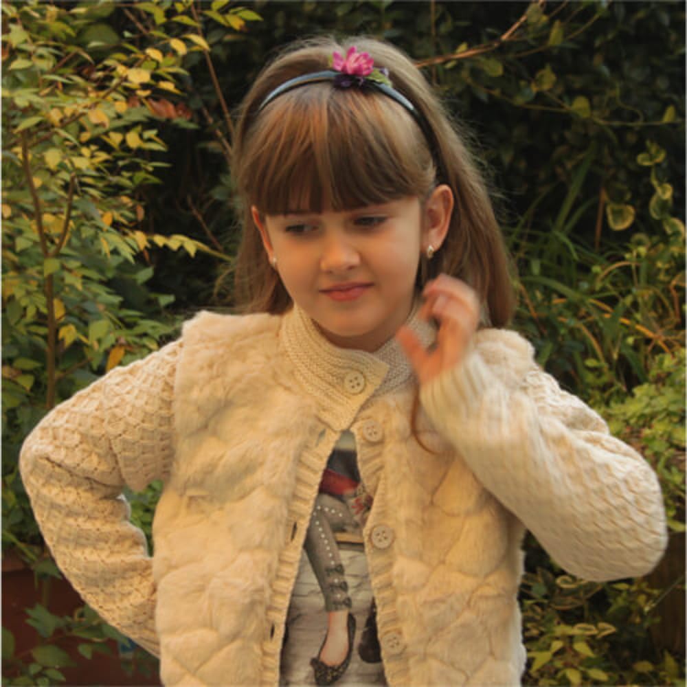 Cárdigan Mayoral 4382 Azul Oscuro Regular Fit, Cárdigan Tricot para Niñas y Niñas, Perfecto para Trajes, Ceremonias y Bautizos, Jersey Sudadera Niña