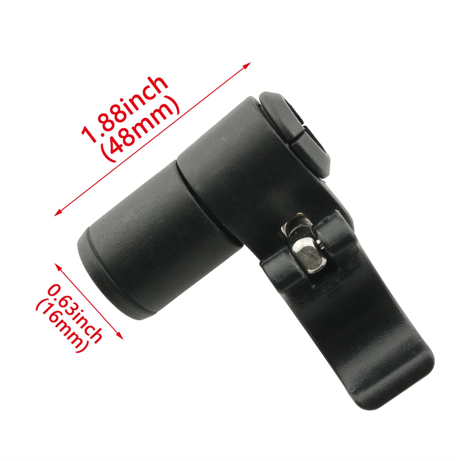 HJGarden 2PCS 16mm Outdoor Trekking Pole Flip Lock Replacement, Walking Climbing Mountaineering Hiking Walking Pole Accessories, Stick Universal Accessories for Backpacking