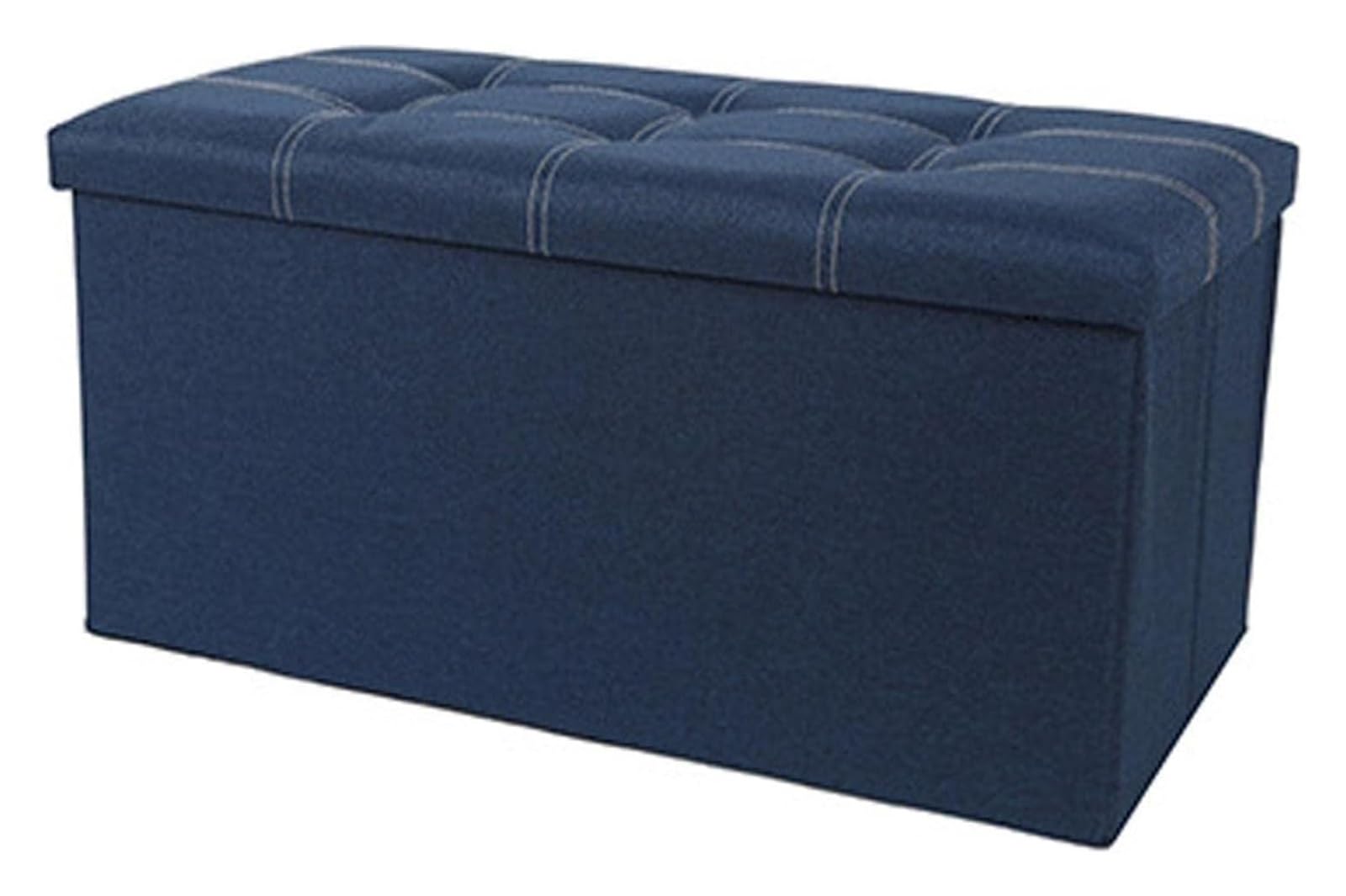 Banc à chaussures en coton et lin de qualité supérieure, assise design et finitions soignées gris