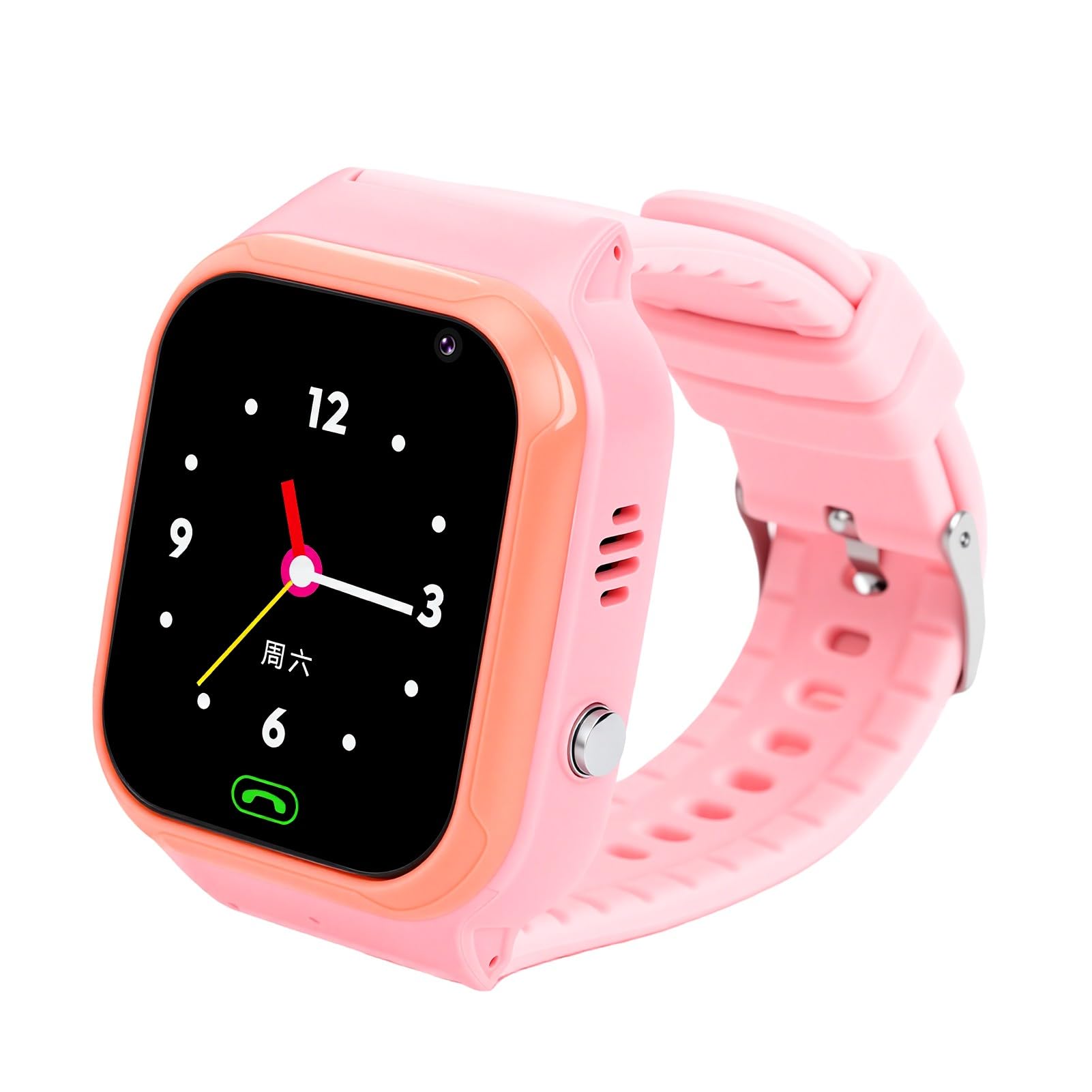 Reloj Inteligente para Niños 4G con Pantalla Táctil de 1,44 | Reloj de Videollamada para Niños, Rastreador LBS con Alarma SOS, Reloj de Teléfono con WiFi Habilitado para Niños y Niñas