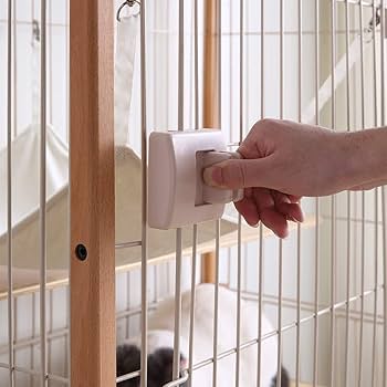 Amazon.co.jp: LAONID 猫 ケージ キャットケージ 2段 木製