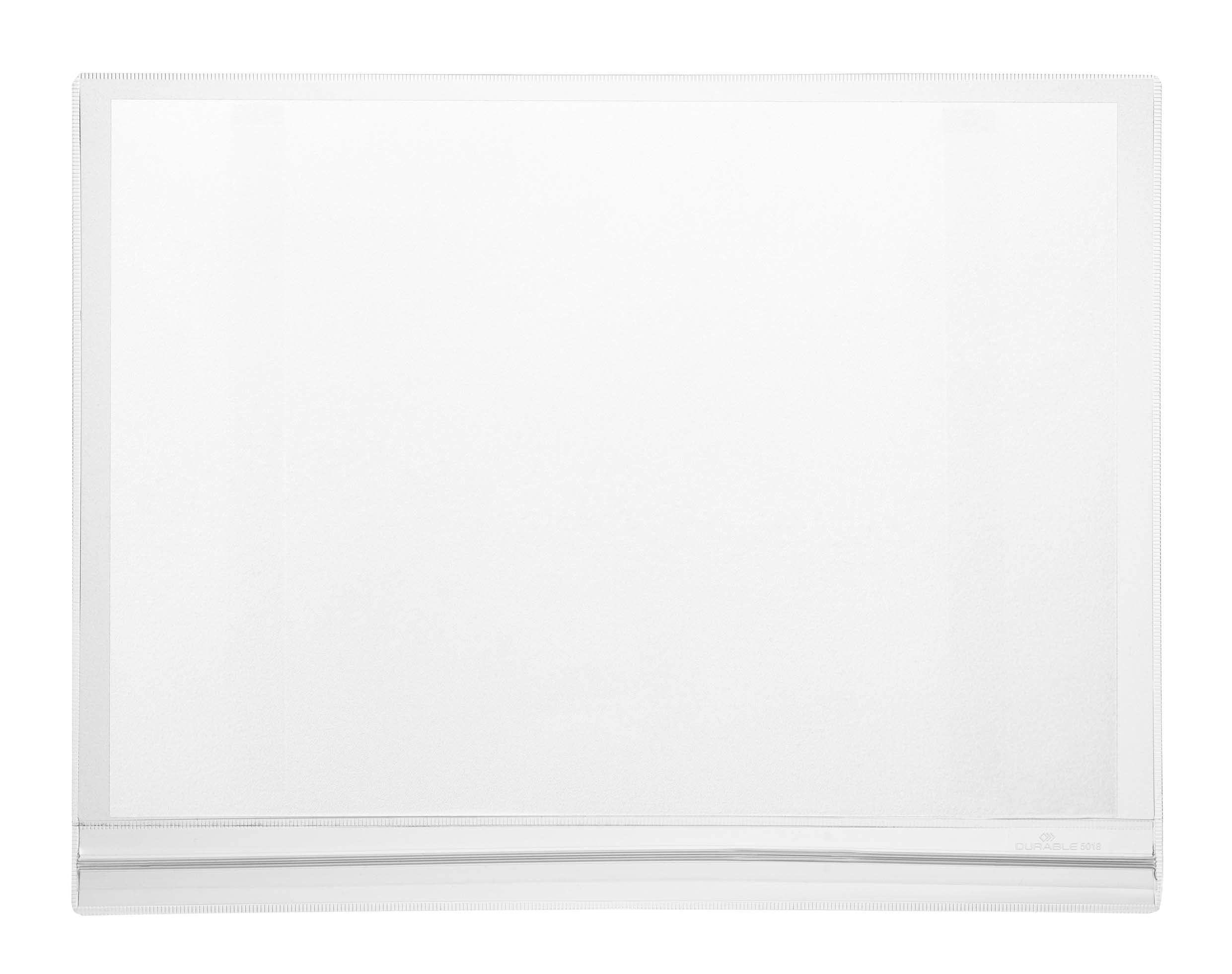 DURABLE Magnetic Water-Resistant Sign Holder - Letter Size 8.3 X 11.7 in Protective Display Pockets, Securely Display Important Documents Outdoors or in Humid Areas, Anti -Glare (Pack of 5)