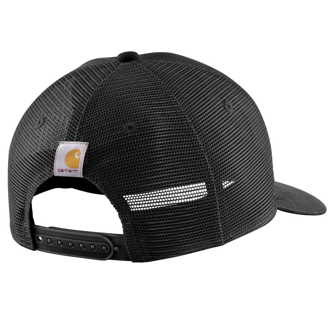 Carhartt Męska wytrzymała czapka z naszywką z siateczki z diagonalu