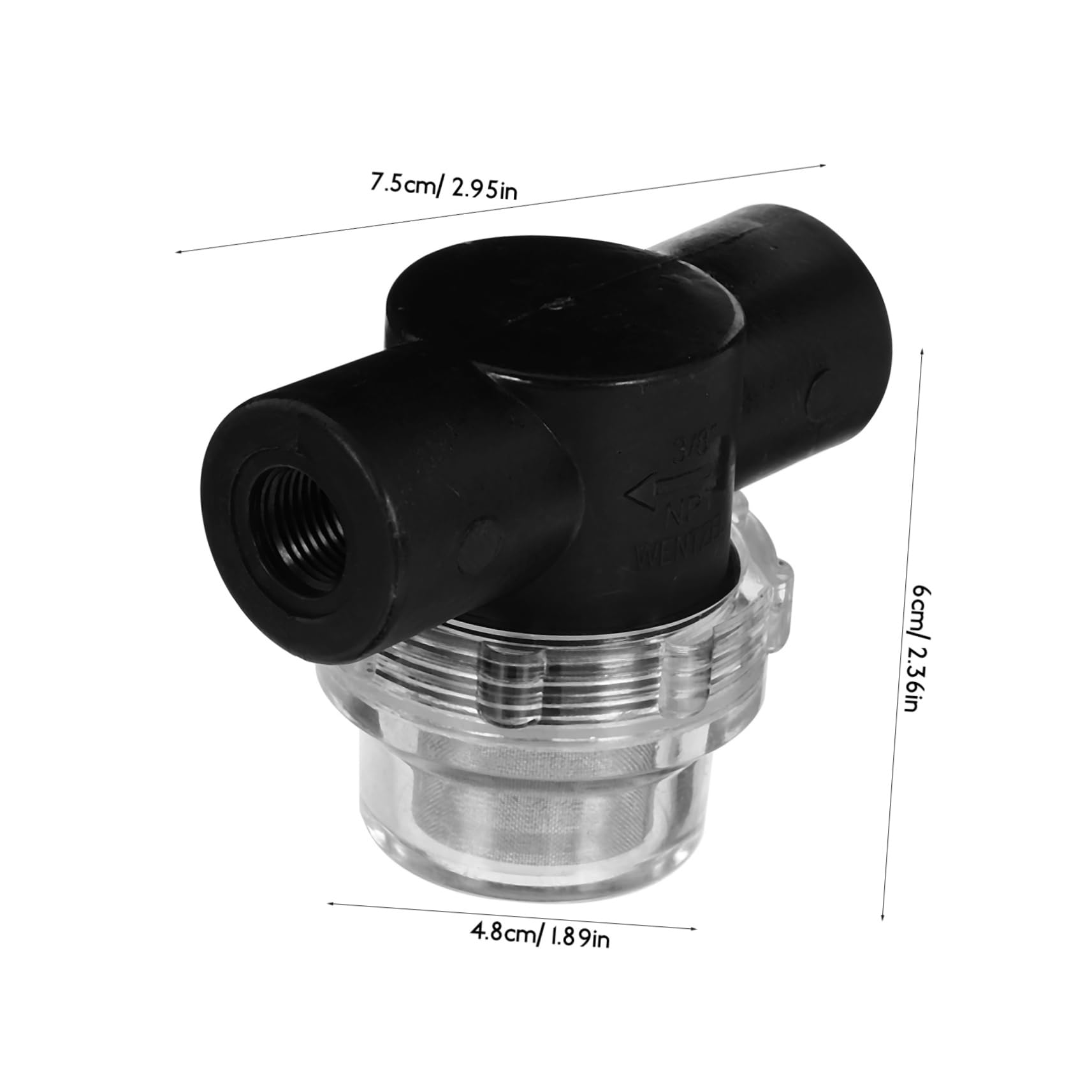 CIMAXIC Water Pump Filter Tool Mesh Strainer Water Filter 3/8in Easy Install Clean