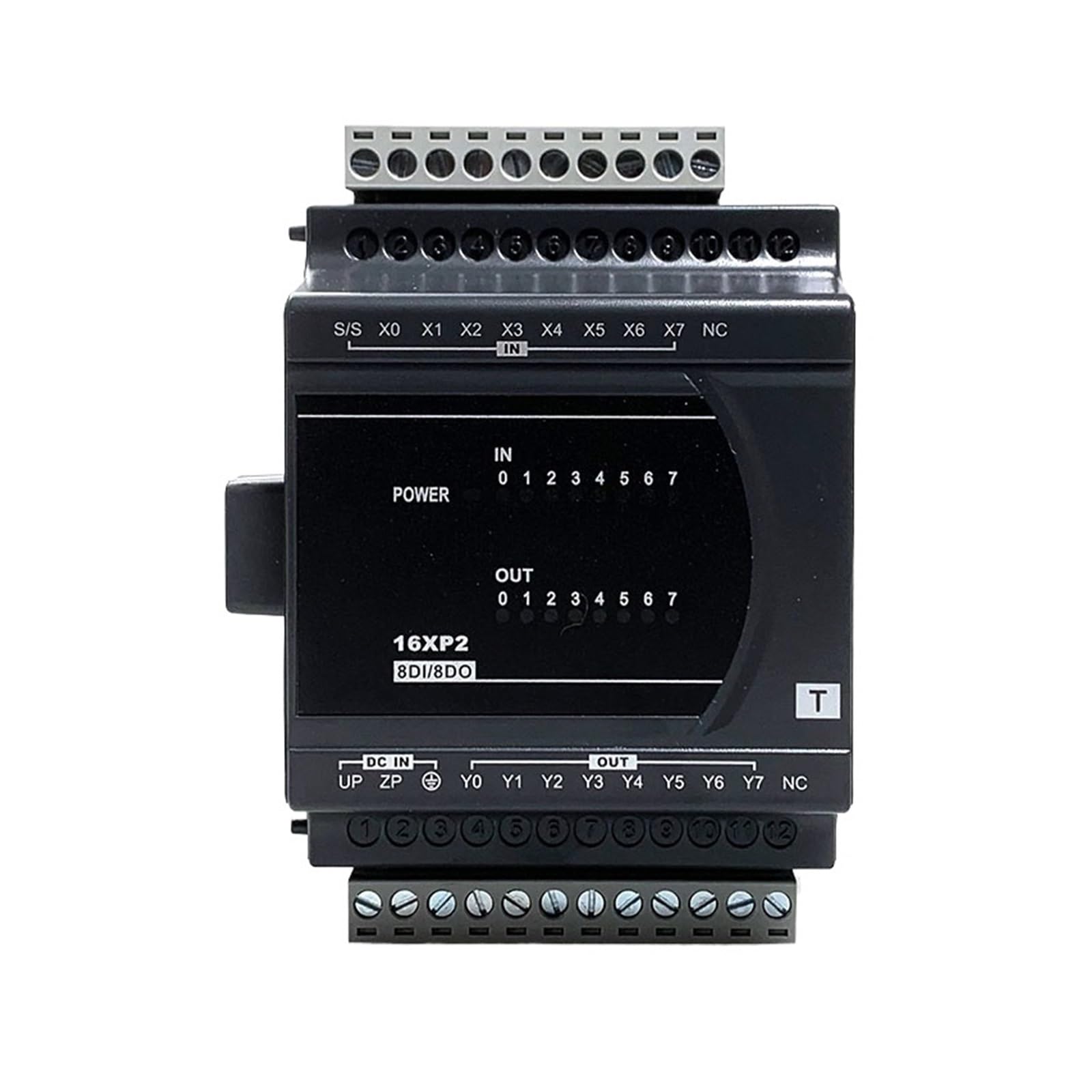 Module 8DI 8DO relais DVP16XP211R pour commutation de puissance CC