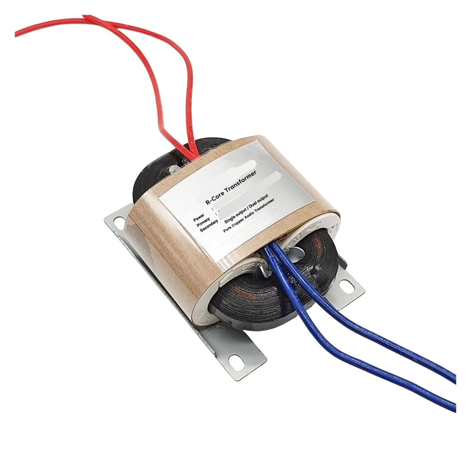 Transformador de Potencia de núcleo R de 15 W, Salida Dual, 3 Cables, CA 12 V-0-12 V/CA 24 V-0-24 V, Amplificador de Audio de Cable de Cobre, Entrada de Transformador de 220 V.(110V-0)