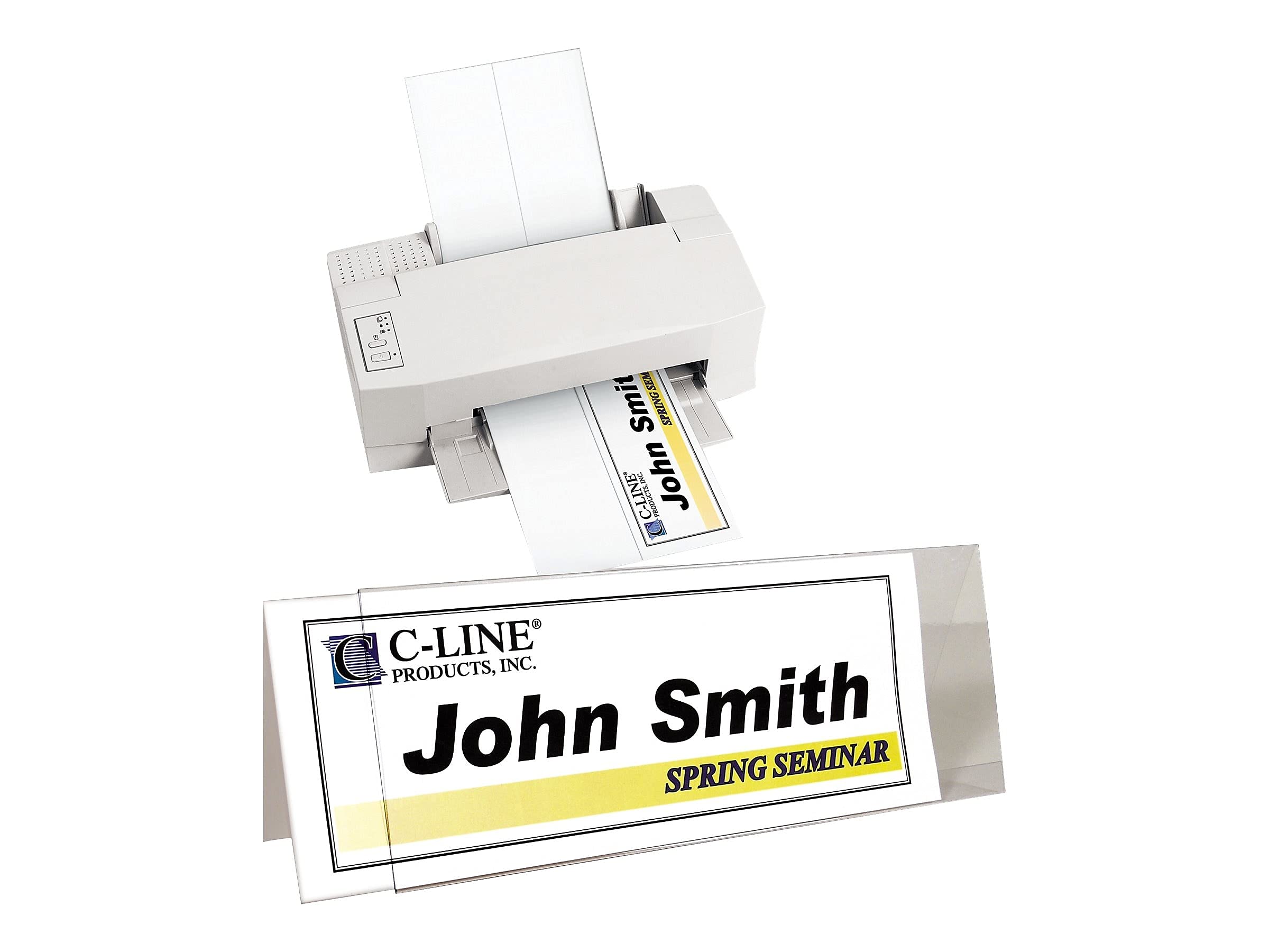 Amazon.com : C-Line 87507 Tent Card Holders, 4 1/4-Inch x 11