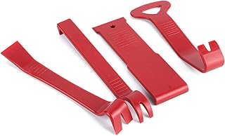 Ferramenta de remoção de acabamento, conjunto de 4 peças/conjunto de ferramentas de remoção de acabamento interior do carro removedores de painel de carro para painel interno do carro para desmontagem de acabamento de carro