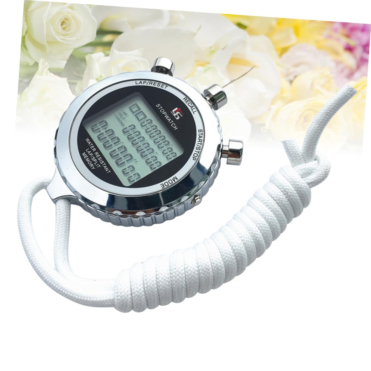 Cabilock Cronometro Digitale Portatile Professionale Con Timer Elettronico e Cronografo Lcd a 3 Righe, Contatore Multifunzione Per Allenamento Sportivo e Gestione Pausa in Palestra