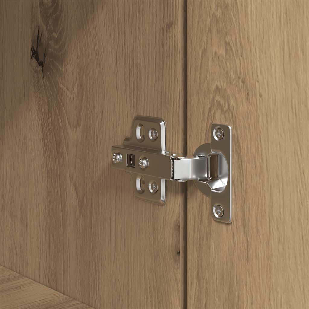 vidaXL Highboard Artisan-Eiche 70x35x180 cm Holzwerkstoff, Schrank, Lagerschrank, Schrank hoch, Beistellschrank, hoher Schrank, Schrank mit Tür