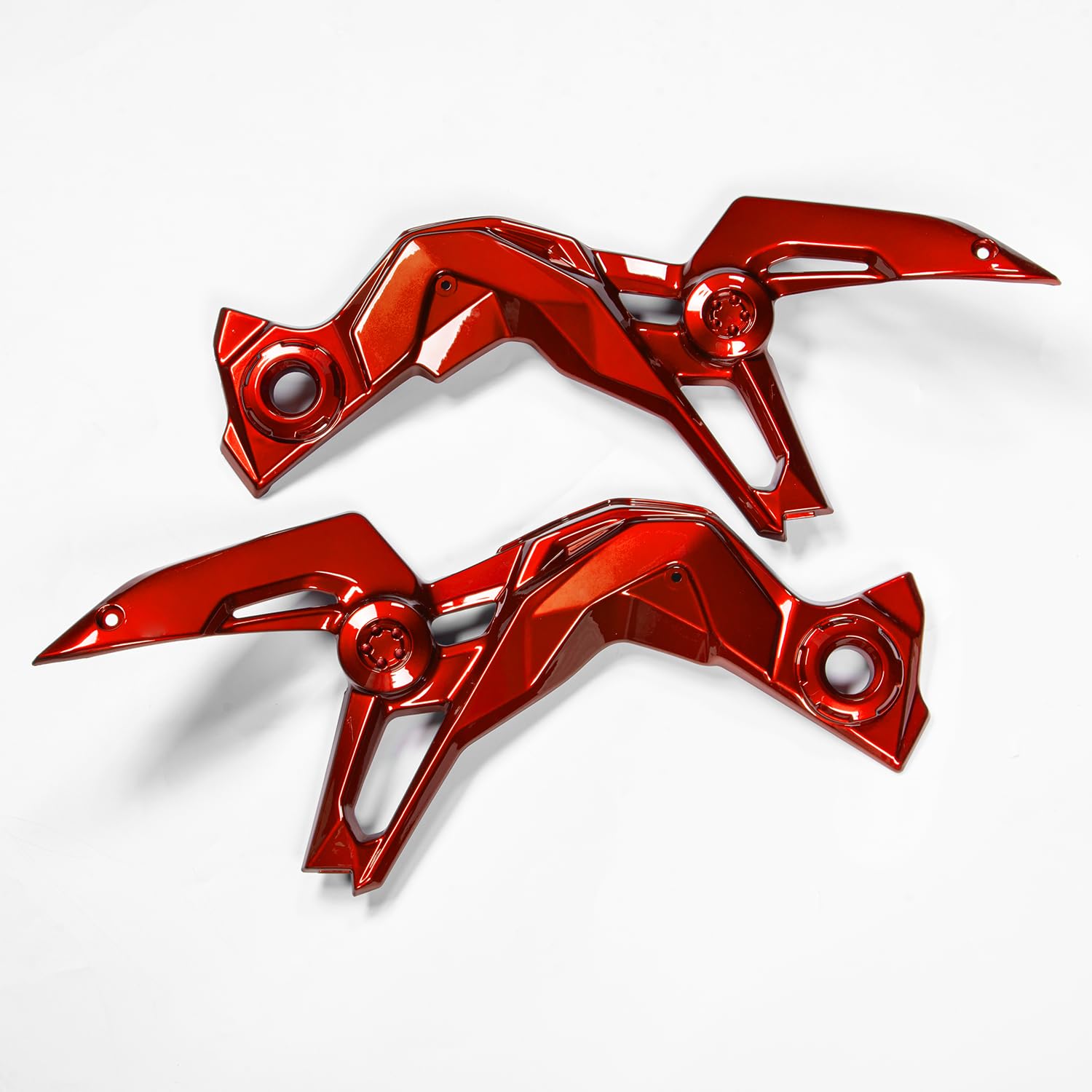 Cubierta lateral del marco de la motocicleta para Z-900 Kit de moldura de carenado del cuerpo del panel lateral del ABS para K.awasaki Z900 Z 900 Accesorios 2020 2021 2022 2023 2024 (Rojo)