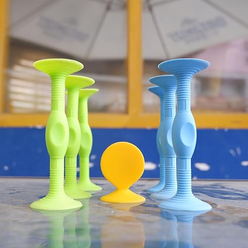 Miniatura 2 de ZhuoChiMall Sucker - Juego de juego de lanzamiento de dardos de silicona, juguetes de ventosa de silicona, juego seguro original para interiores,