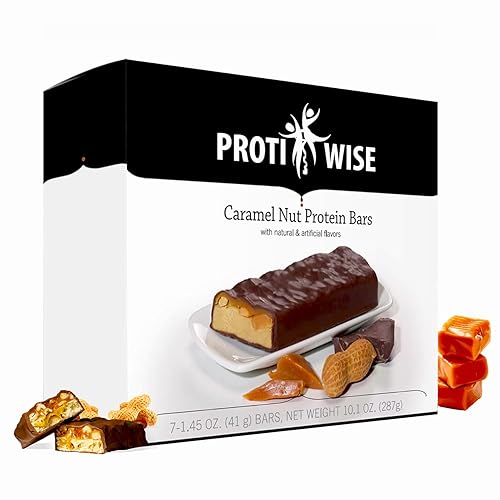 Miniatura 7 de ProtiWise - Barra alta en proteínas de 053oz  7caja  Pérdida de peso dieta apto para KETO control del hambre reemplazo de comidas sin gluten baja en