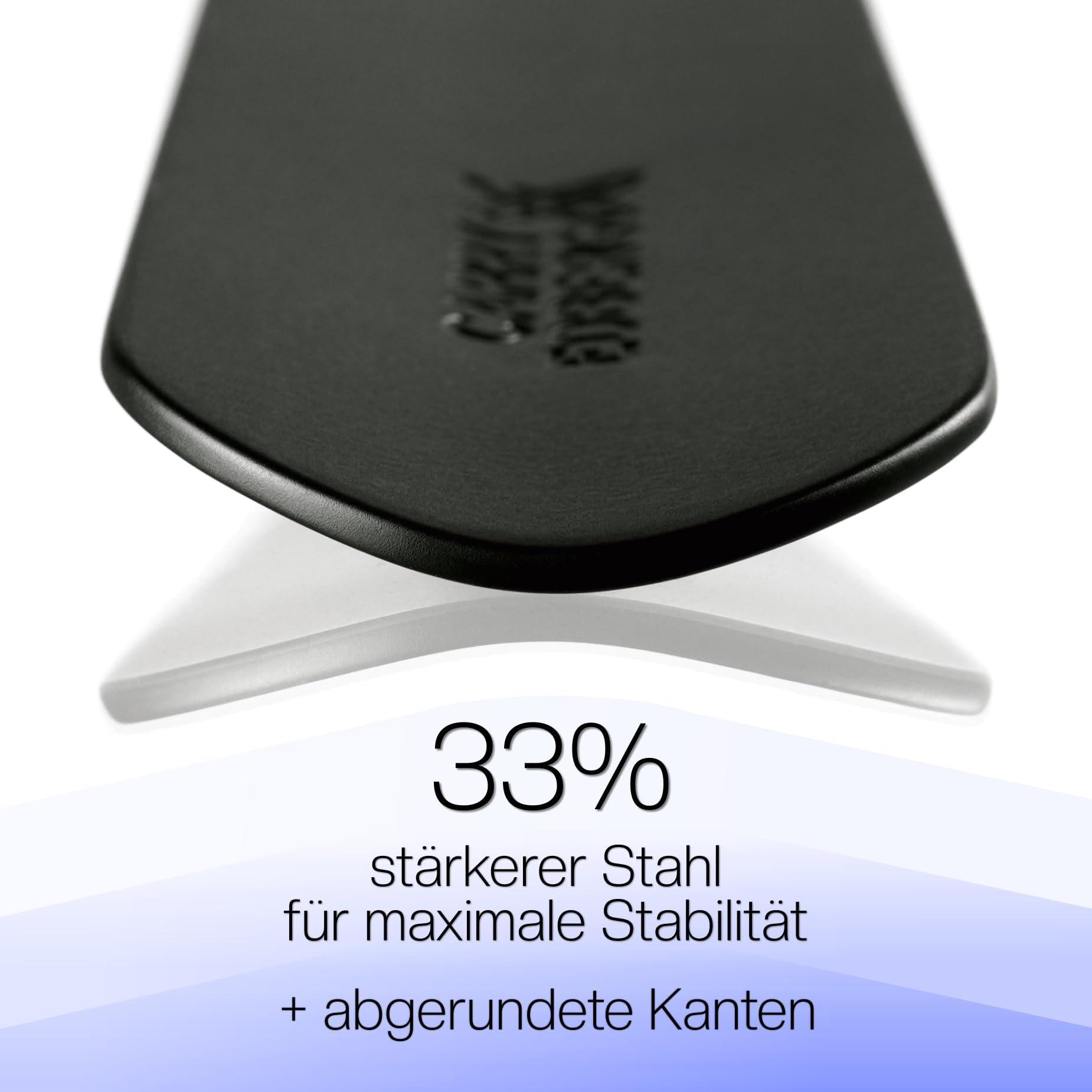 Łyżka do butów ze stali nierdzewnej 72 cm czarna #EDITION2024 bardzo stabilna! | długa designerska ściągaczka do butów XL do zakładania na stojąco | wysokiej jakości produkt z metalu |