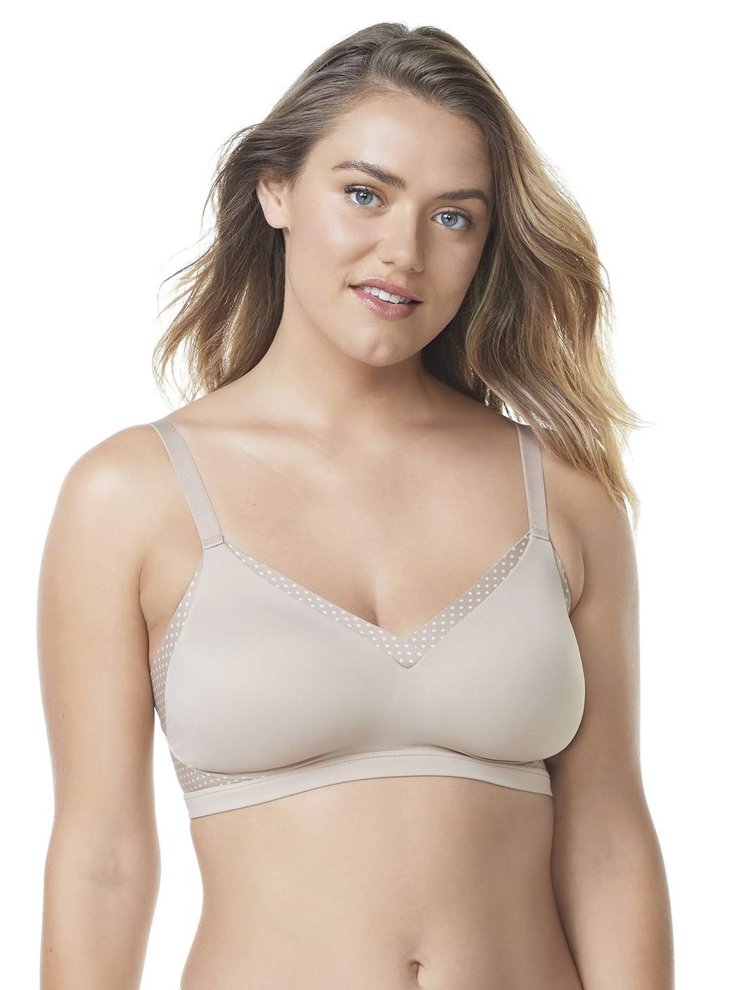 Women's No Side Effects Wire-Free Contour Easy Size Backsmoothing Bra