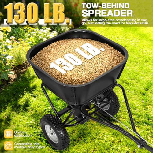 AugFir 130 lb Tow Behind Spreader
