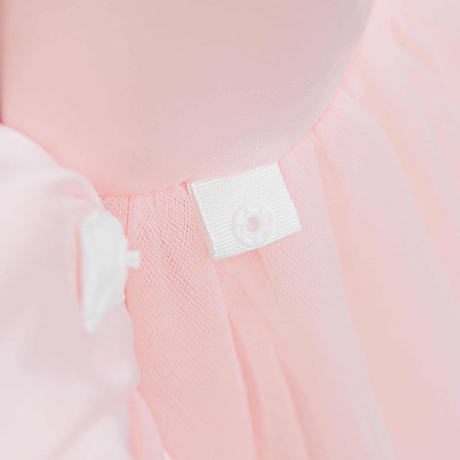 Nileafes Flower Girls Baby Wedding Satin Dress Infant Sleeveless Pearl Princess Gown - Image 6