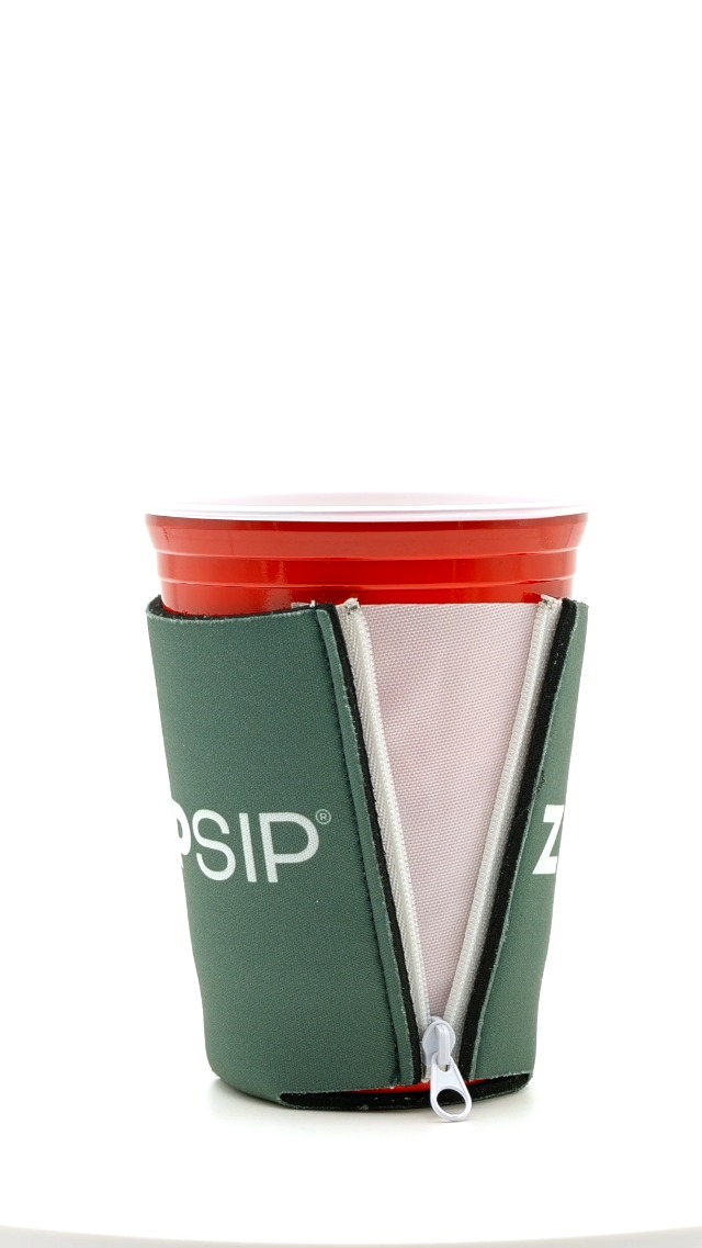 コップ Amazon.com: ZipSip NONMAGNET - Adjustable All-In-One Coozie with