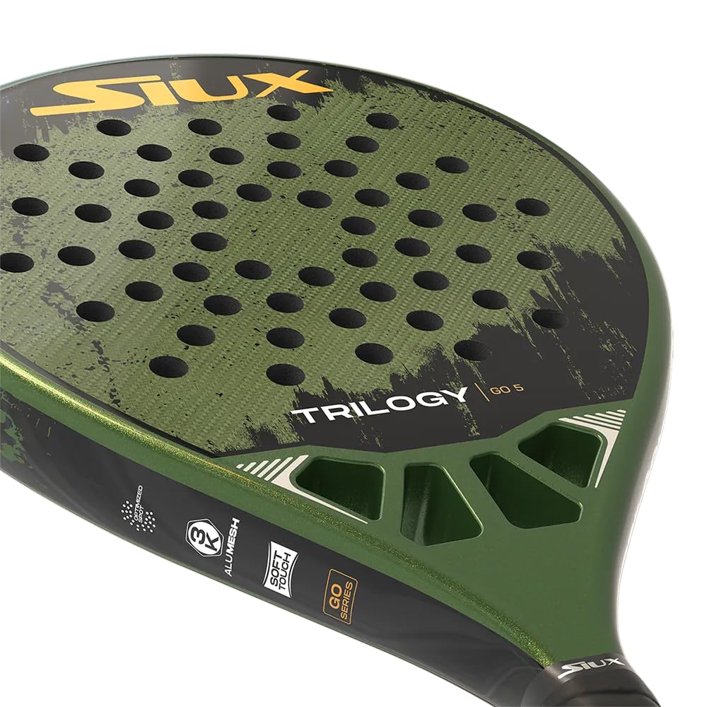 Siux – Padel-Schläger Trilogy Go 5, mittleres Spielniveau, runde Form – volle Kontrolle