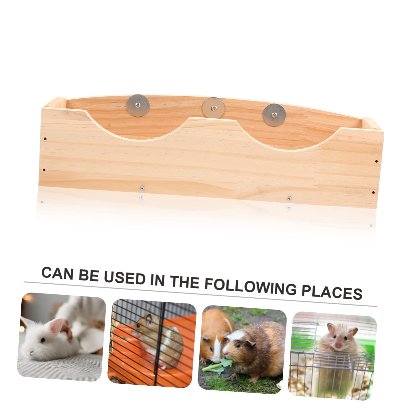 FOMIYES Mangiatoia Per Conigli Alimentatore Per Mangiatoia Per Cavia Criceti e Chinchilla Facile Installare e Resistente Per
