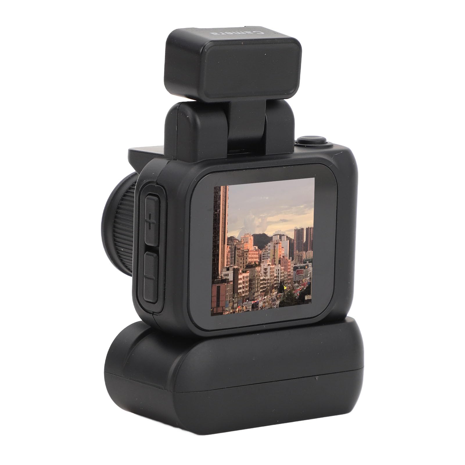 Bewinner Mini Thumb Camera 1080P, HD Body Cameras with 1.44in Screen and Charging Case for Video Recording, Portable Pocket Camcorder for Outdoor Riding Sports (Black)