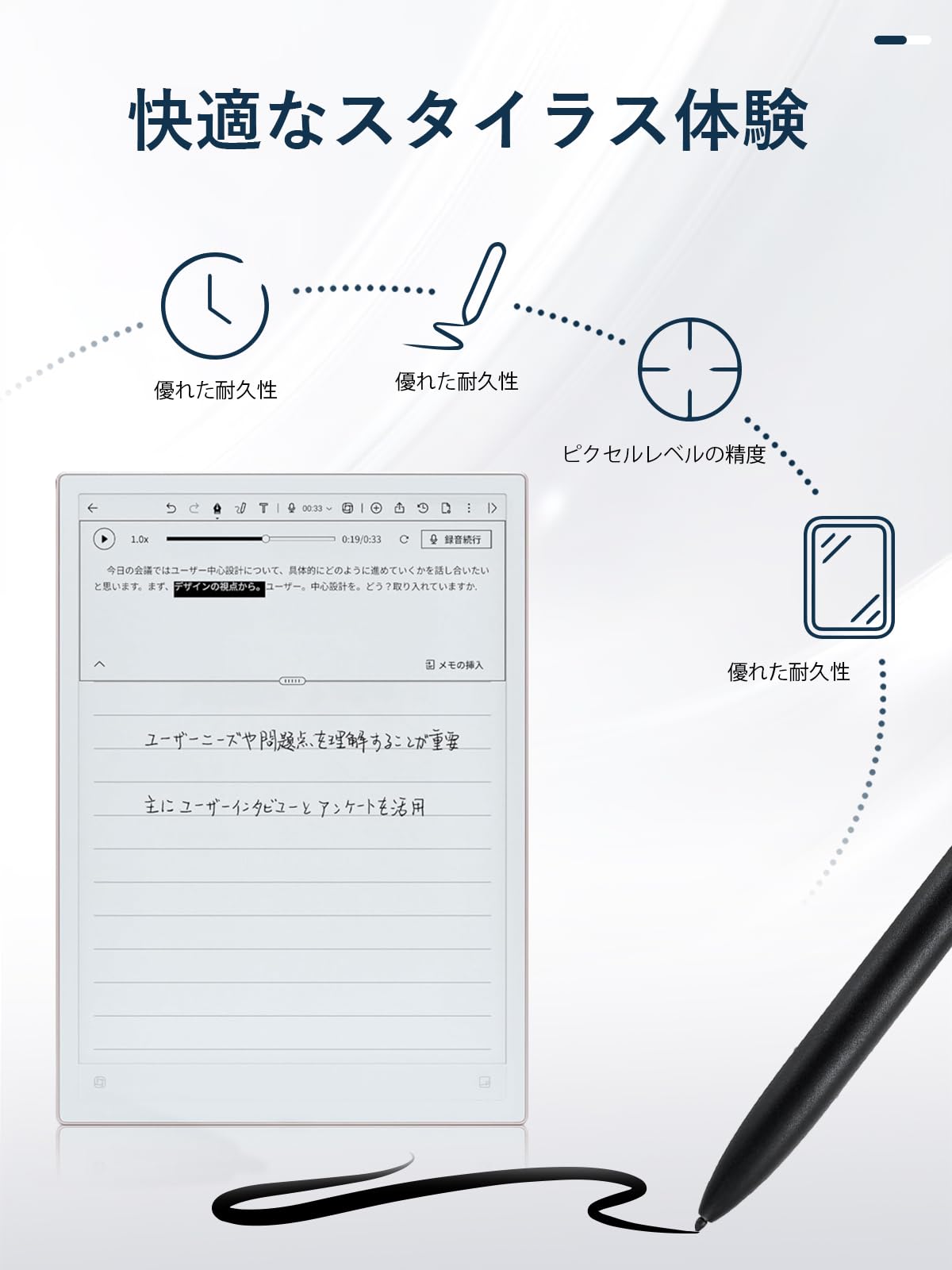Amazon.co.jp: iFLYTEK AINOTE 2 スタイラスペン 用 スタイラスペン