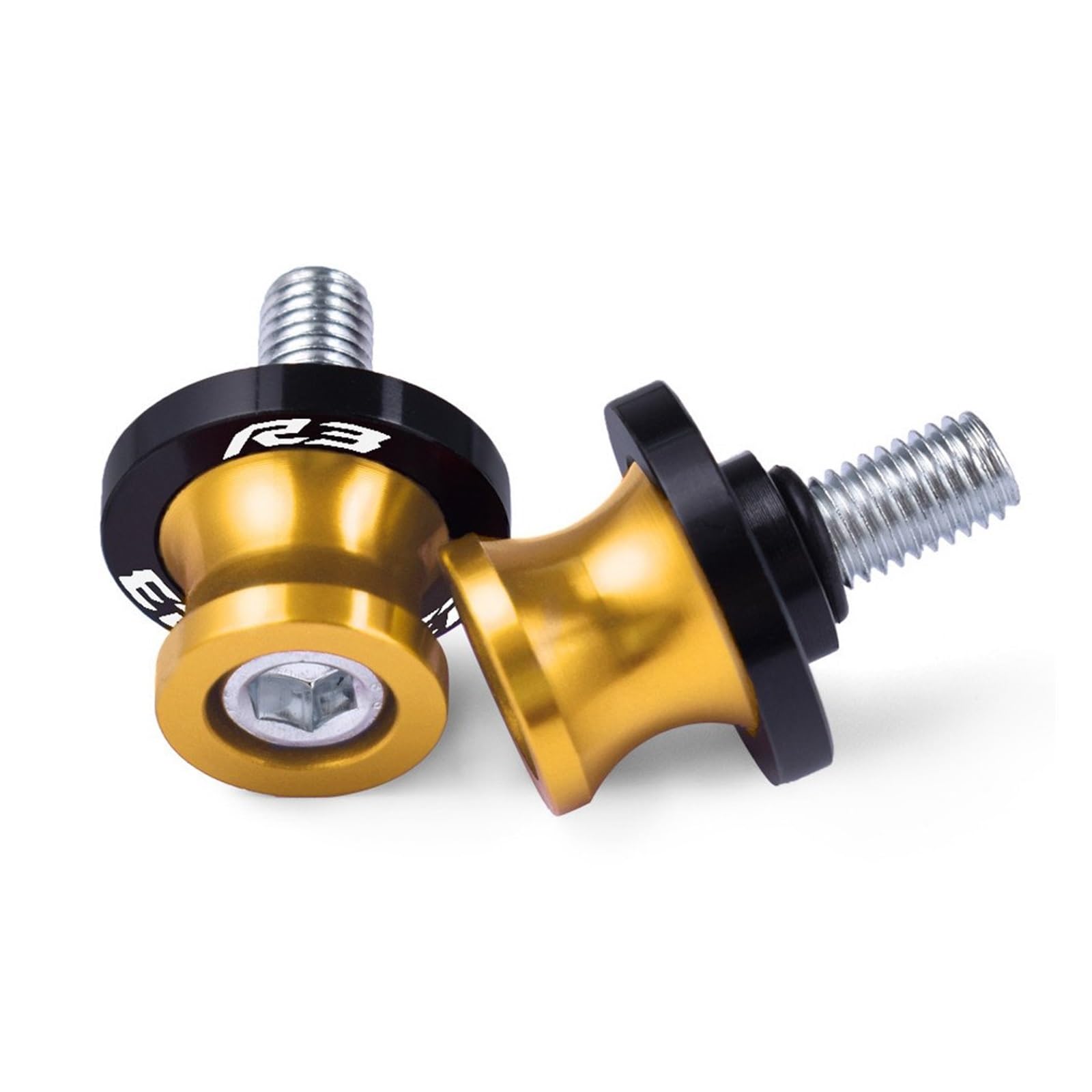 Bobines de bras oscillant 6mm CNC en aluminium pour YZF-R3