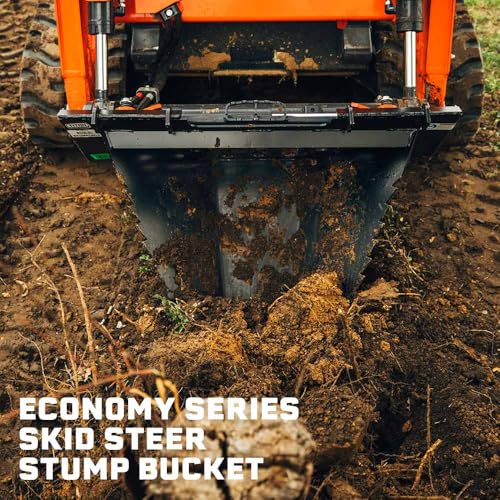 image for Titan Attachments Economy Series Stump Bucket Attachment, Universal Sk