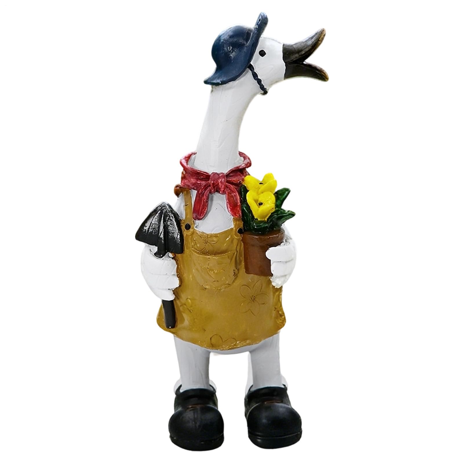 Figurine de canard pour porche et terrasse ambiance maison de campagne