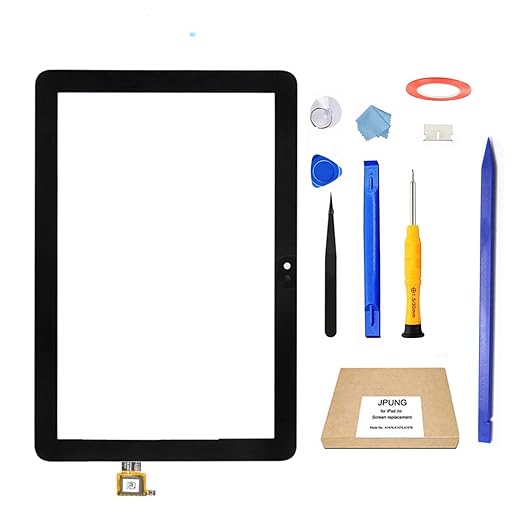 JPUNG Original Glass for Fire HD 8 /HD 8 Plus Tablet 12th Generation 2022 Touch Screen Digitizer Replacement Digitizer Panel Front Glass Lens for Tecno T9527