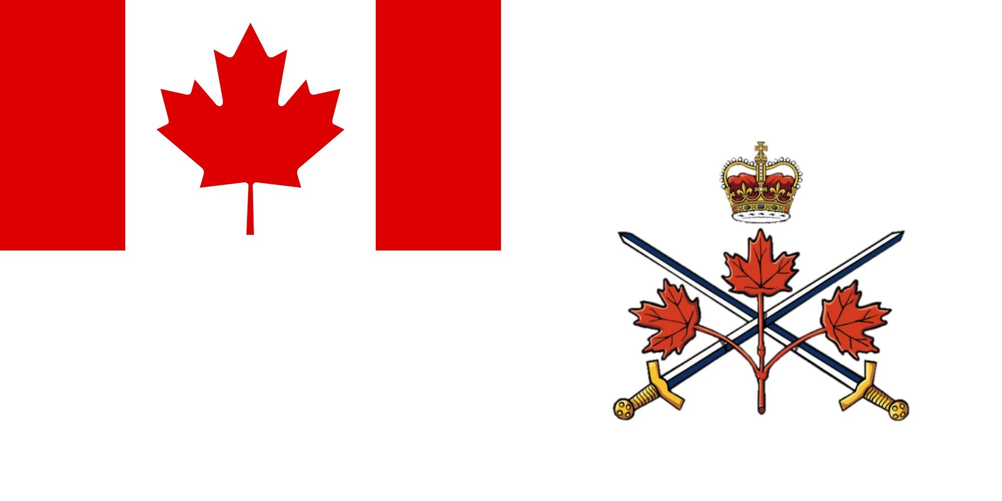Drapeau Canadian Army 2013-2016 anti-effilochage grand drapeau paysage durable