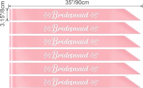 Miniatura 6 de Party to Be Juego de bandas de despedida de soltera de oro rosa para despedida de soltera, decoración de boda para la madre de la novia y dama de