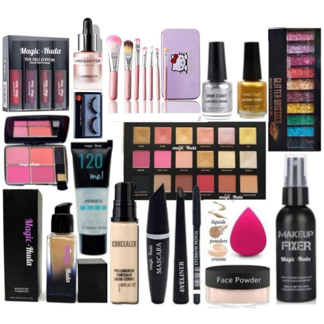 Magic Huda HD Professional Makeup Combo Kit For Women & Girls All Products In 1, Box For girls and wome.(Set of-18)-picture-50