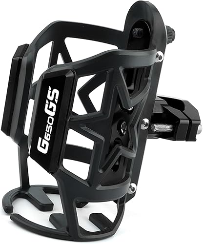 Para BM-&W G650GS G650 G 650 GS Motocicleta CNC Accesorios Bebida Botella de Agua Bebida Termo Taza Soporte de parachoques (Color 1, Tamaño Talla