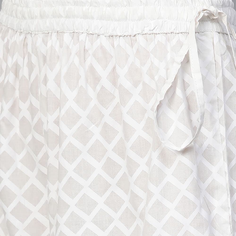 Anubhutee Turquoise Blue Bandhani Print Kurta Palazzo Suit Set For Women