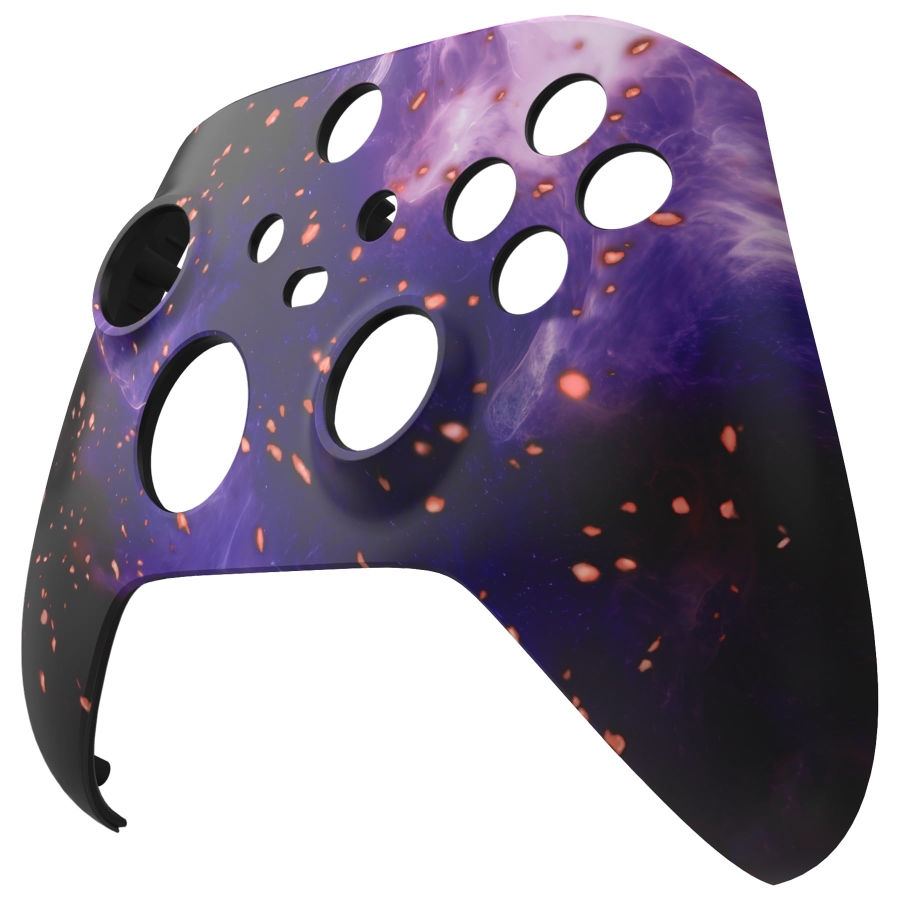 eXtremeRate Front Gehäuse Case für Xbox Series X&S Controller, Custom Vorderseite Hülle faceplate Skin Shell Cover für Xbox Core Controller-Dark Materie, leuchtet im Dunkeln - 5