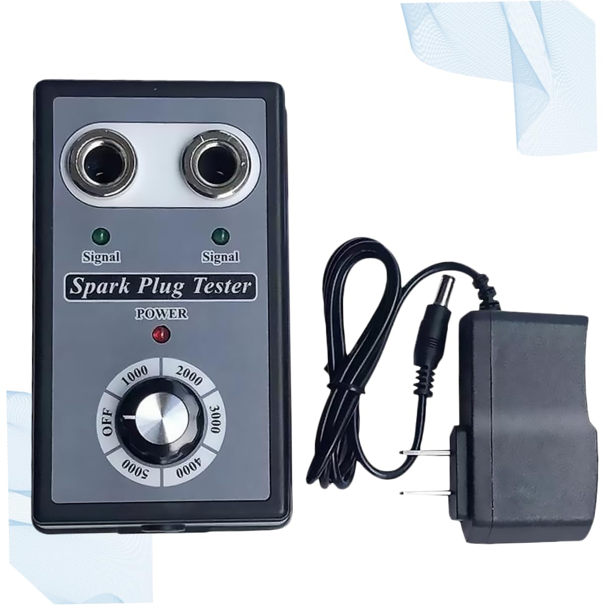 Gatuida Comprobador de Bujías Probador de Chispa Dos Orificios Detector de Diagnóstico para Sistema de Encendido Prueba de Bobina de Encendido