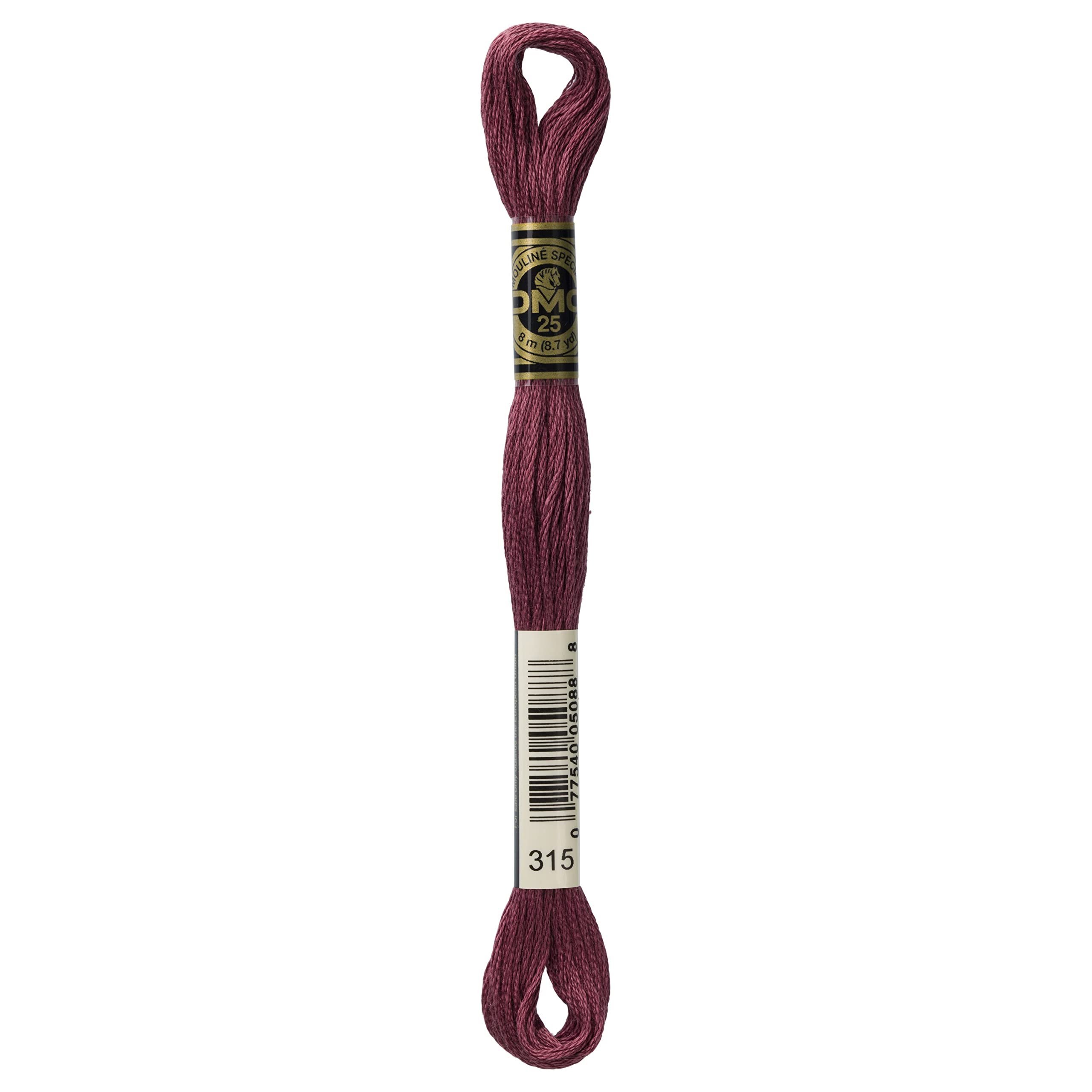 DMC 6-Strand Embroidery Cotton Floss, Dark Antique Mauve