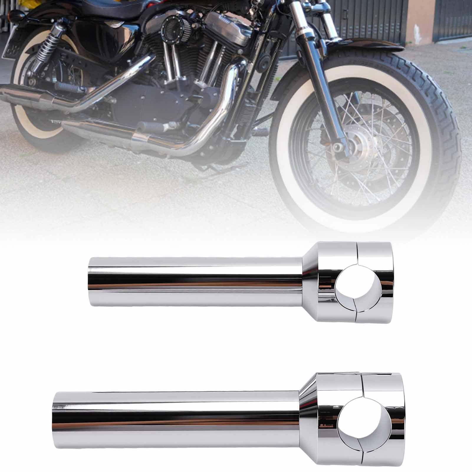 Akozon Podnośniki Kierownicy Motocyklowej Zacisk 25mm ze Stopu Aluminium