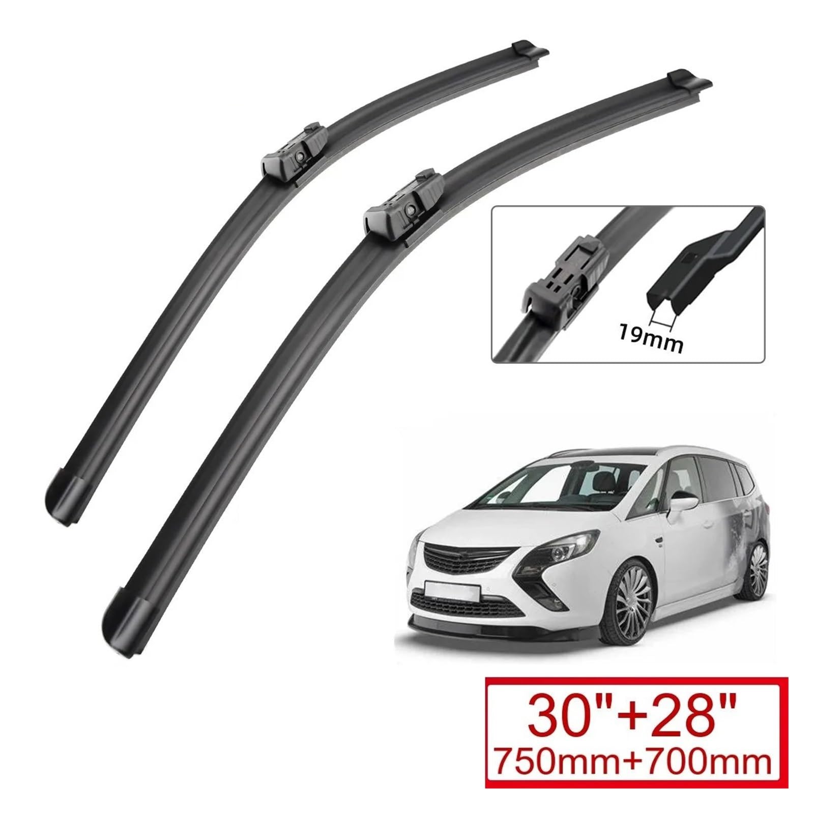 Escobilla limpiaparabrisas para Zafira Tourer C 2012 2013 2014 2015 2016 2017 2018 2019 2020 Accesorios Coche Limpiaparabrisas Delantero Cepillos Limpiaparabrisas Limpiaparabrisas