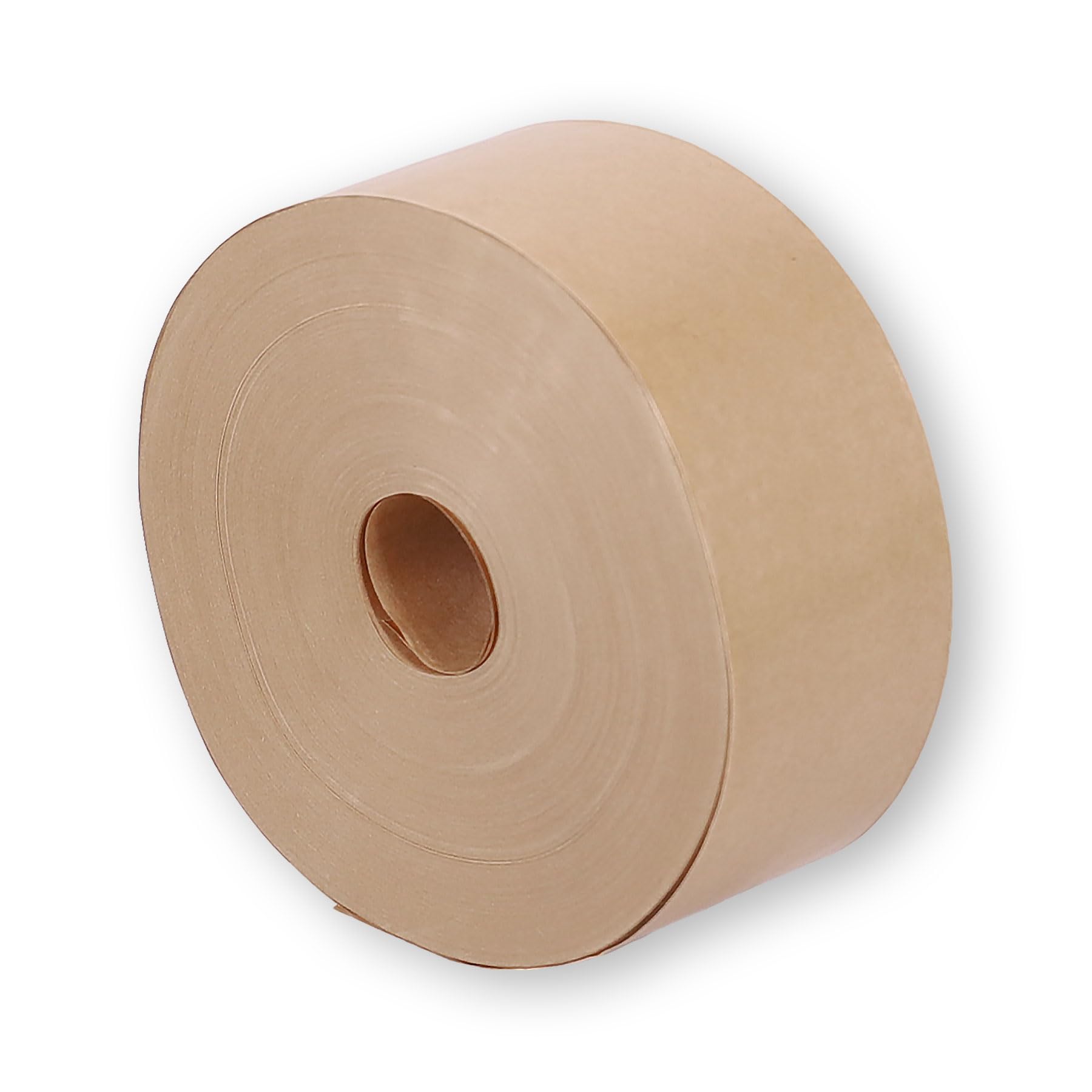 Europack24 Nassklebe-Set: 6 Rollen Nassklebeband und 1 Klebestreifengeber | 60mm x 200m unverstärkt | Paketklebeband für Kartonagen | stark klebendes Packband | Klebebandanfeuchter für Büro und Lager