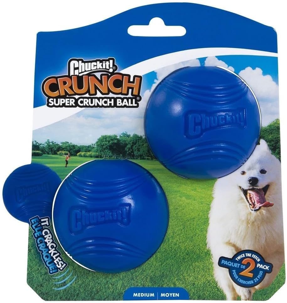 Pet Supplies JW Pet Company Crackle Heads Crackle Ball Dog Toy, Large