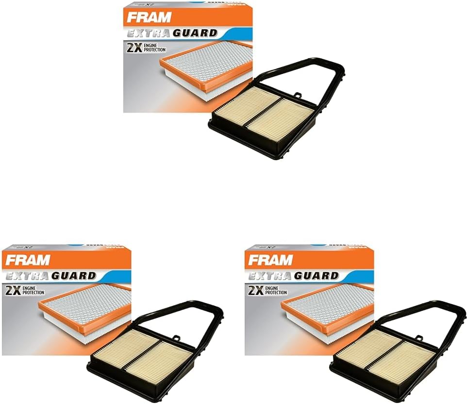 FRAM Extra Guard CA8911 Replacement Engine Air Filter for Select Acura EL and Honda Civic (1.7L) Models, Provides Up to 12 Months or 12,000 Miles Filter Protection