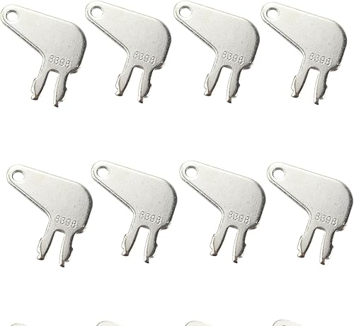 Miniatura 2 de 8PCS 8H5306 8398 Llaves de equipo pesado Llave de desconexión de batería maestra compatible con Caterpillar y encendidos antiguos