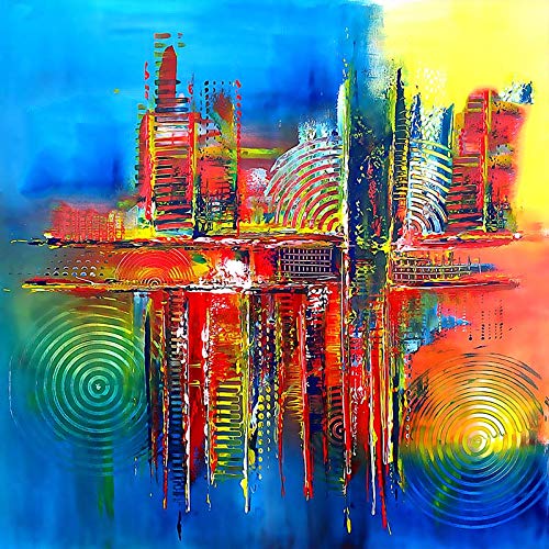 Abstract Canvas Painting Amazon.in Home & Kitchen