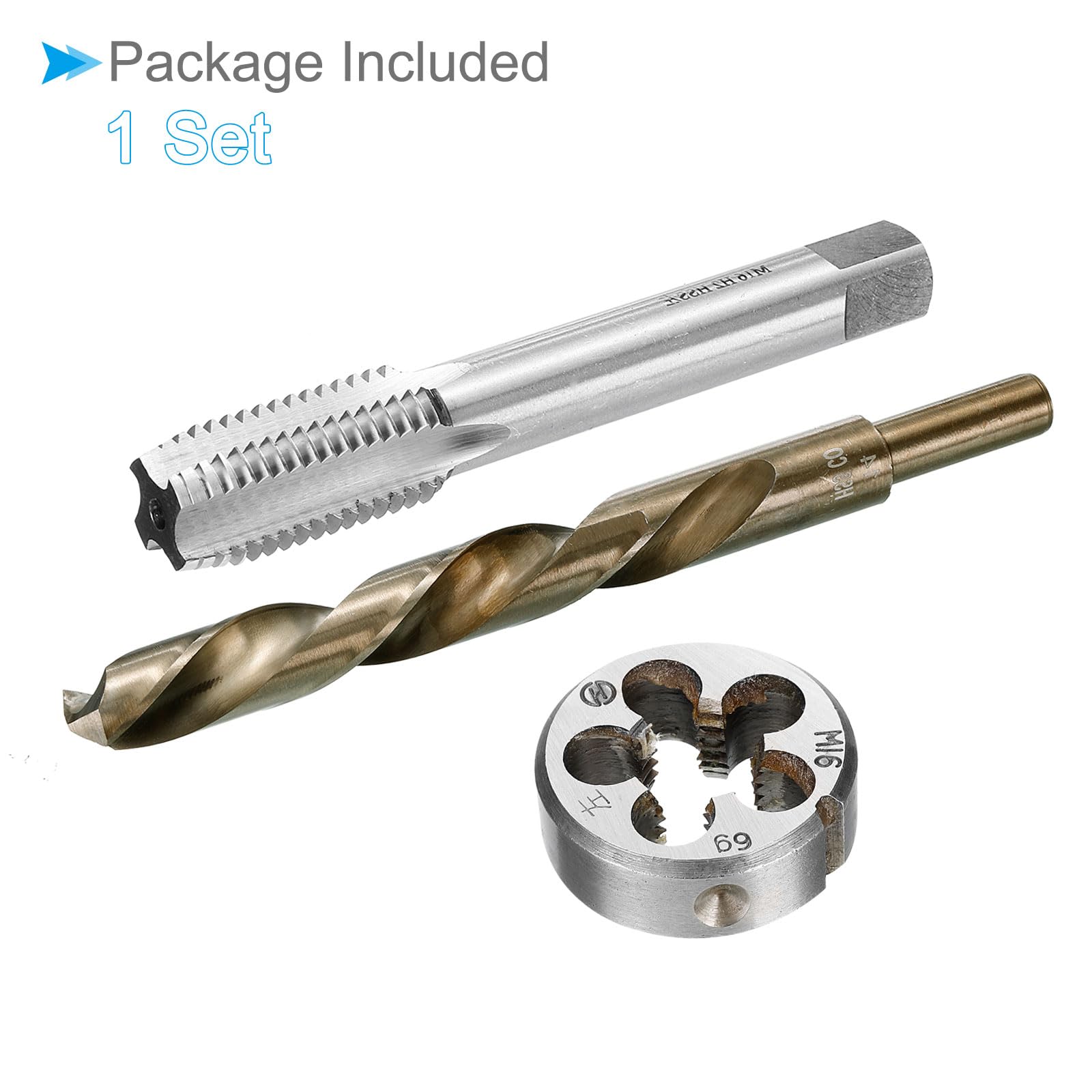 Metrischer Gewindebohrer M16x2 H2 - Hochwertiges Gewindeschneidwerkzeug | Für Metall & Stahl