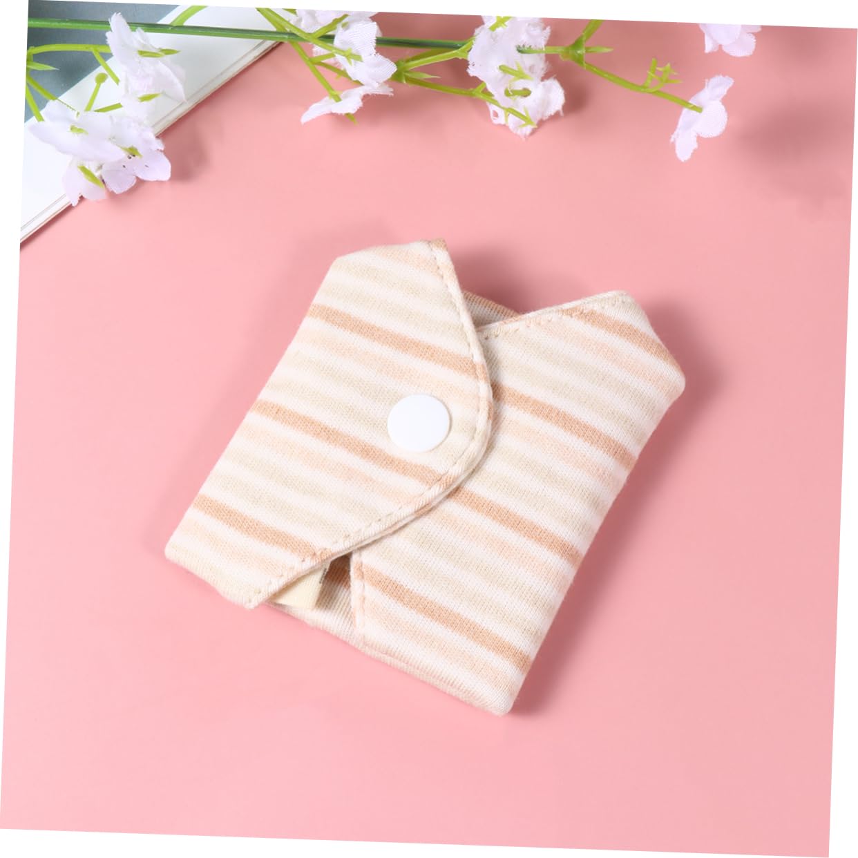 Healvian 15piezas Compresas Reutilizables De Algodón Orgánico Lavables y Transpirables Para Mujeres Diseños Aleatorios